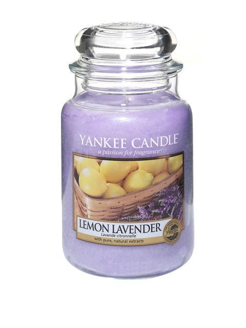 

YANKEE CANDLE Lavender Classic Large Jar Lemon Lavender Scented Candles