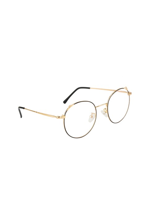 

Ted Smith Unisex Gold-Toned Solid Full Rim Round Frames TS-S9403_C1