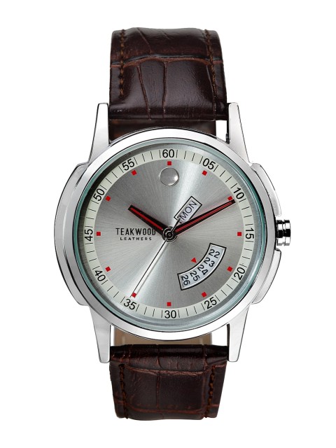 

Teakwood Leathers Men Brown Analogue Watch