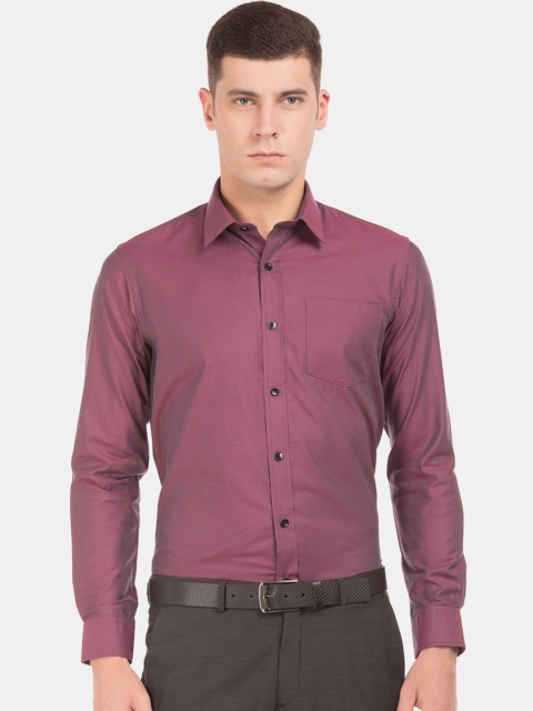 

Arrow Men Purple Slim Fit Solid Formal Shirt
