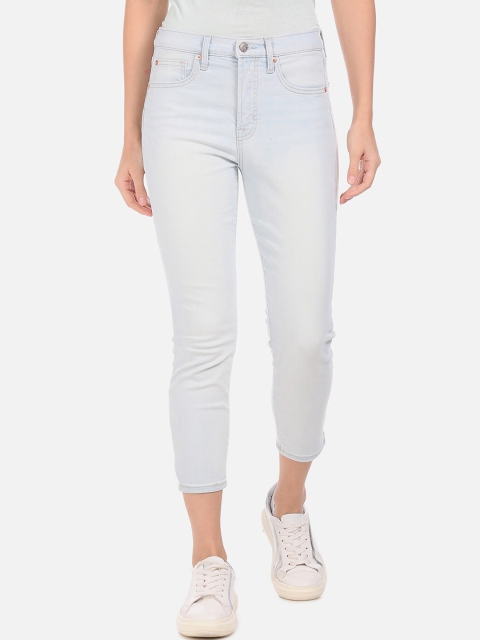

GAP Women Blue Slim Fit High-Rise Clean Look Jeans