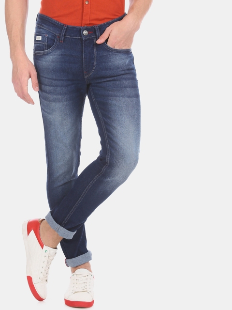 

Flying Machine Men Blue Slim Fit Mid-Rise Clean Look Jeans
