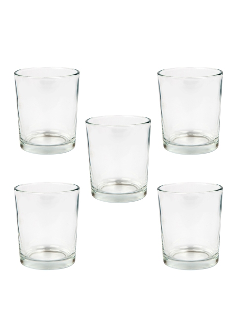 

YANKEE CANDLE Set of 5 Transparent Clear Votive Candle Holders