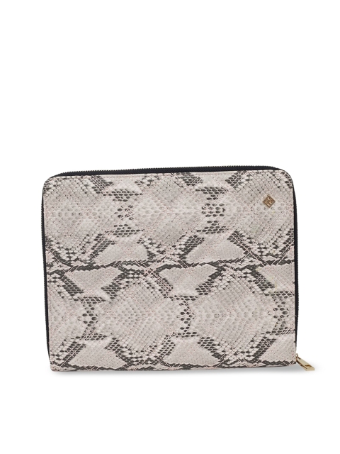 

Call It Spring Women Beige Textured Zip Around Wallet