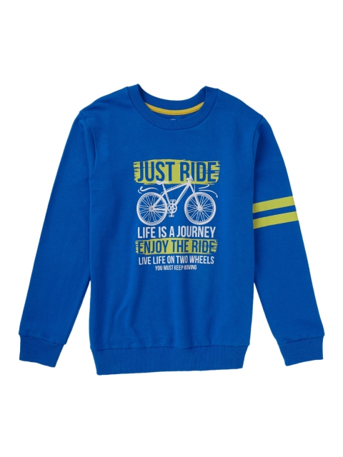 

Cub McPaws Boys Blue Printed Sweatshirt