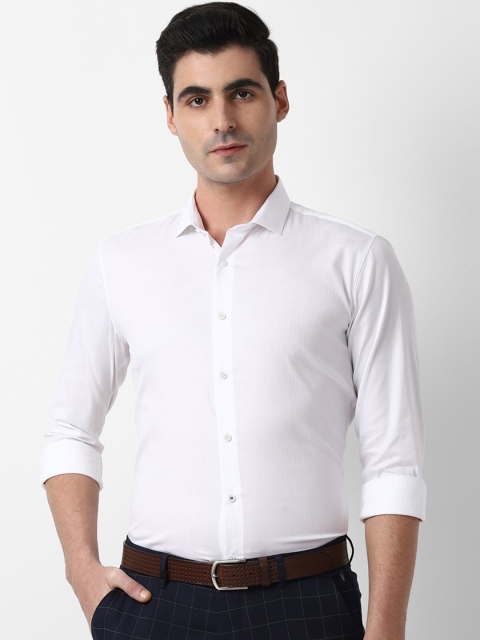 

Louis Philippe Sport Men White Slim Fit Self Design Casual Shirt