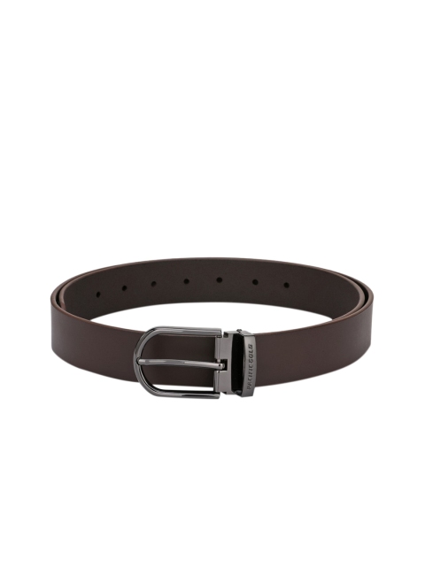 

Pacific Gold Men Brown Solid Leather Belt