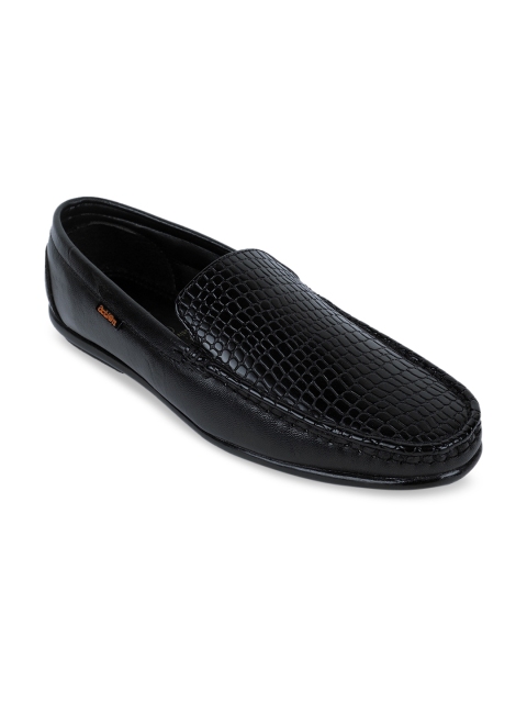 

Action Men Black Textured Formal Loafers