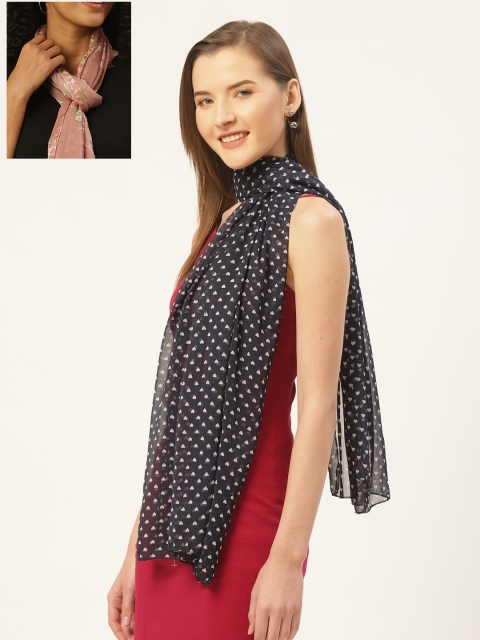

Trend Arrest Women Pack of 2 Printed Scarves, Multi