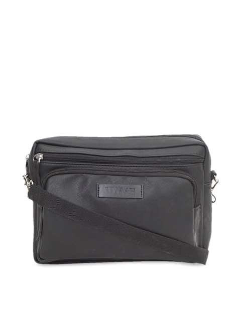 

Diwaah Unisex Black Solid Satchel