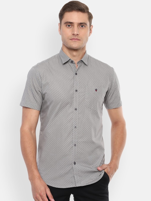 

Louis Philippe Sport Men Grey Slim Fit Printed Casual Shirt