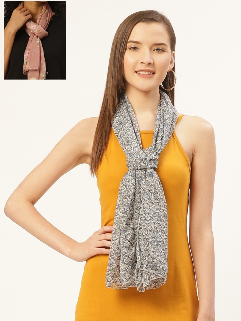 

Trend Arrest Women Multicoloured Set of 2 Printed Scarf, Multi