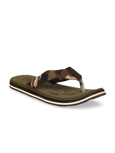 

Bata Men Brown Solid Thong Flip-Flops
