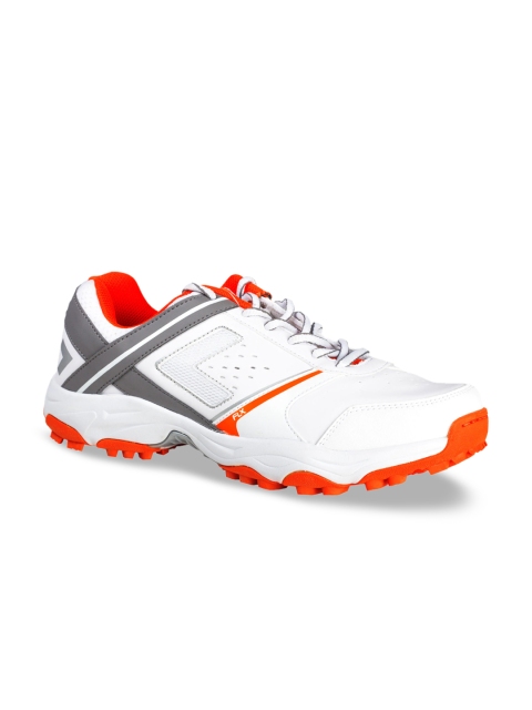 

FLX By Decathlon Kids White & Red Cricket Shoes