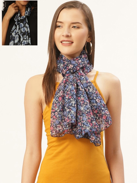 

Trend Arrest Women Pack Of 2 Printed Scarves, Grey