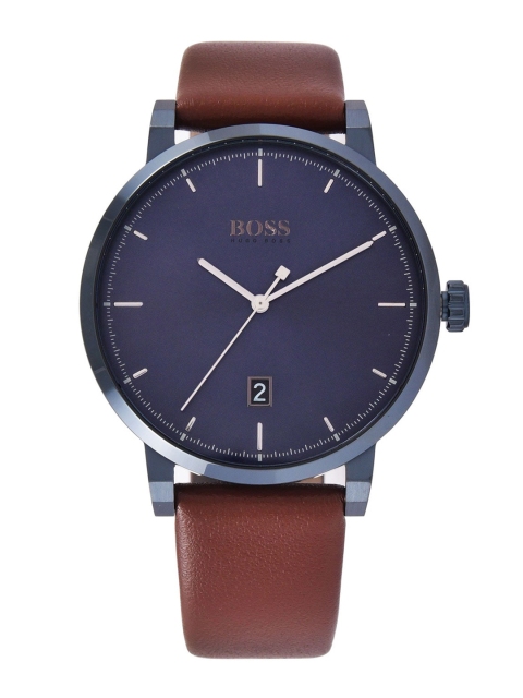 

Hugo Boss Men Blue Analogue Leather Watch 1513791