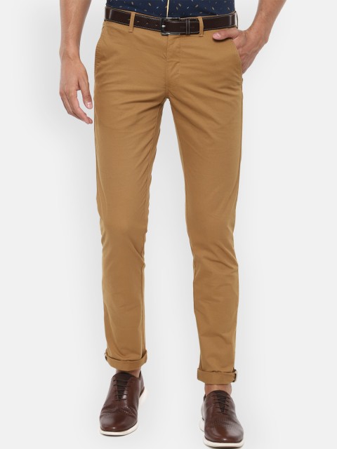 

Van Heusen Sport Men Khaki Slim Fit Solid Regular Trousers