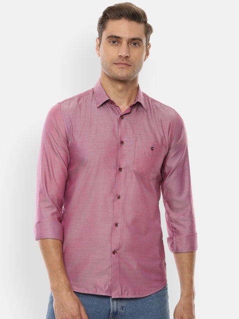 

Louis Philippe Sport Men Pink Slim Fit Solid Casual Shirt