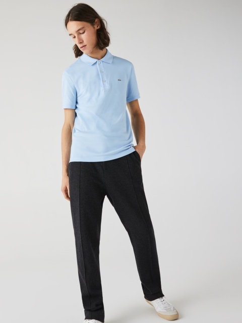 

Lacoste Men Blue Printed Round Neck T-shirt