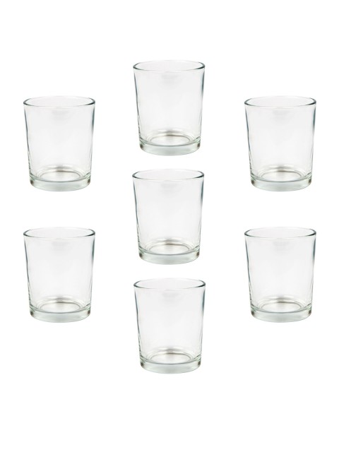 

YANKEE CANDLE Set of 7 Transparent Clear Votive Holder