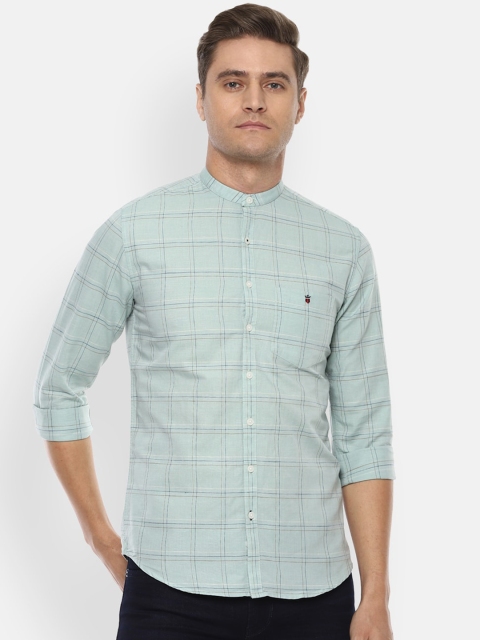

Louis Philippe Sport Men Green Slim Fit Checked Casual Shirt