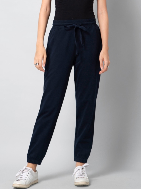 

FabAlley Women Blue Regular Fit Solid Joggers