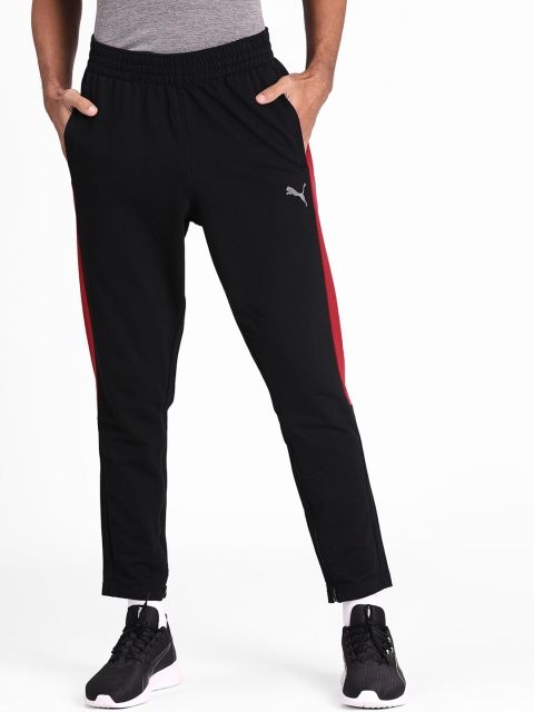 

Puma Men Black Solid Cat Sweat Track Pants