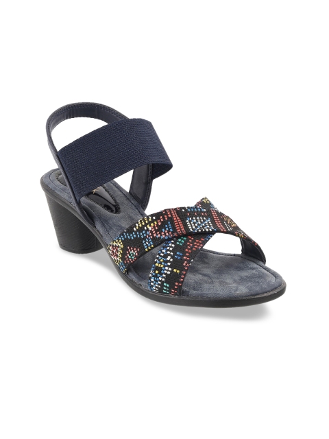 

Catwalk Women Blue Woven Design Block Heels