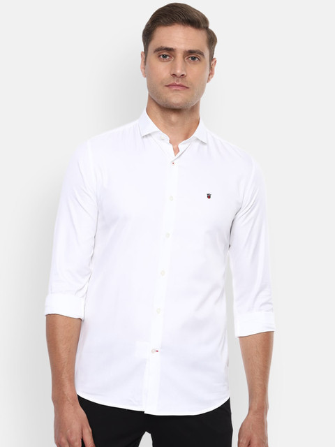 

Louis Philippe Sport Men White Slim Fit Solid Casual Shirt