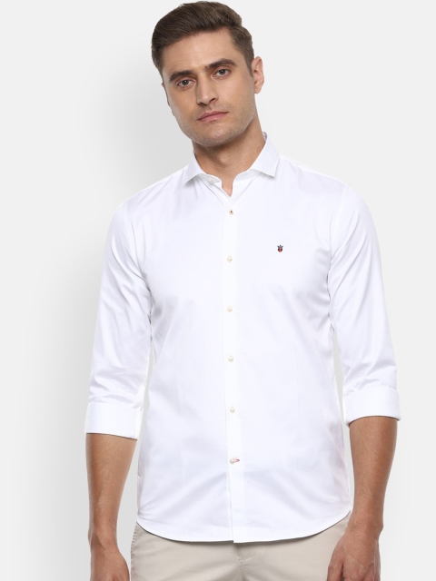 

Louis Philippe Sport Men White Slim Fit Solid Casual Shirt