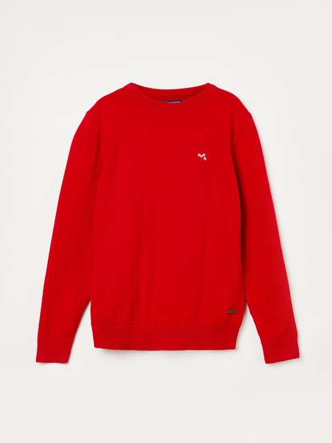 

Fame Forever by Lifestyle Boys Red Solid Pullover Sweater