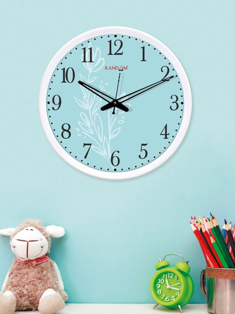 

RANDOM Blue & White Kolkwitzia Flower Printed 12 Inch Dial Analogue Wall Clock