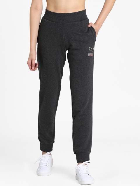 

Puma Women Charcoal Grey Solid Sweat Pants CL 8