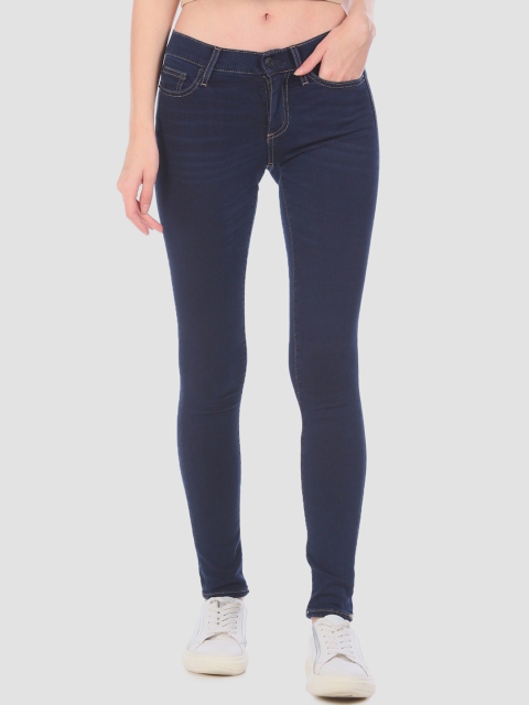 

GAP Women Blue Slim Fit Mid-Rise Clean Look Jeans