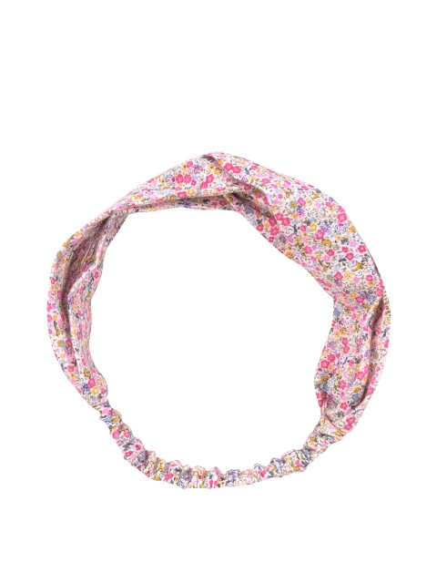

Clovia Women Pink & White Printed Hairband