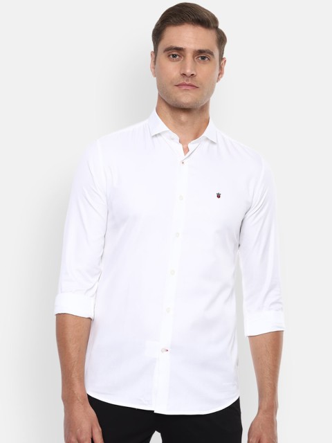 

Louis Philippe Sport Men White Slim Fit Solid Casual Shirt