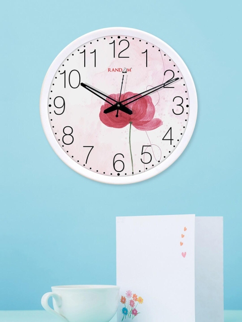

RANDOM White Printed Analogue Wall Clock