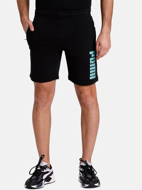 

Puma Men Black Solid Graphis Shorts V
