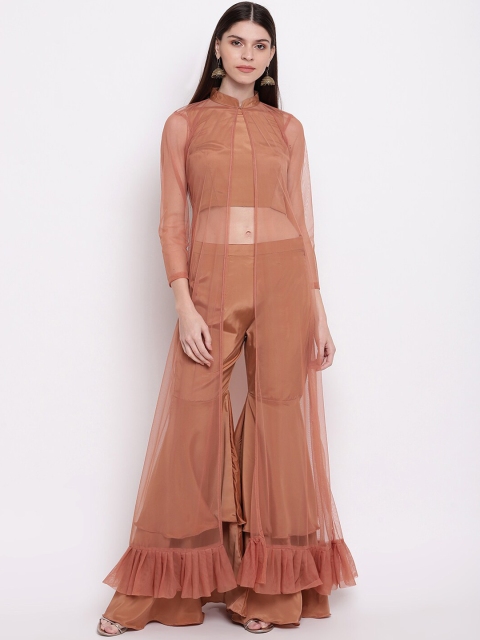 

Capybara Women Brown Solid Clothing Set