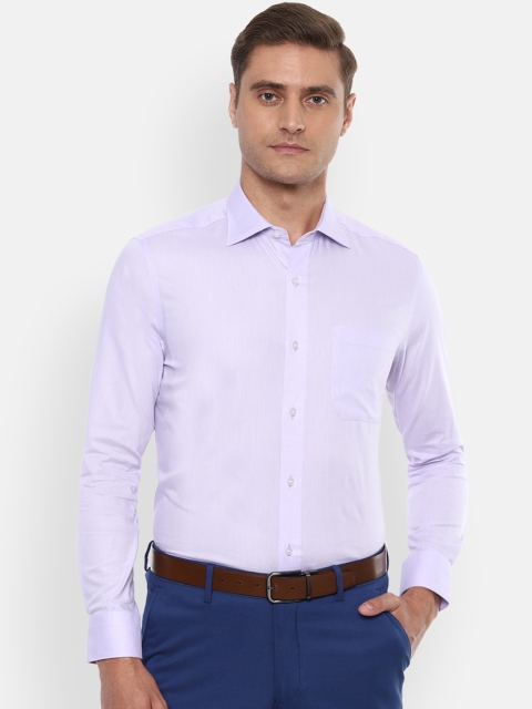 

Louis Philippe Men Purple Regular Fit Solid Casual Shirt