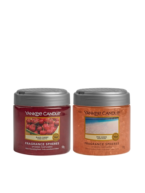 YANKEE CANDLE Set of 2 Yankee Candle Fragrance Spheres Air Freshener, Multi