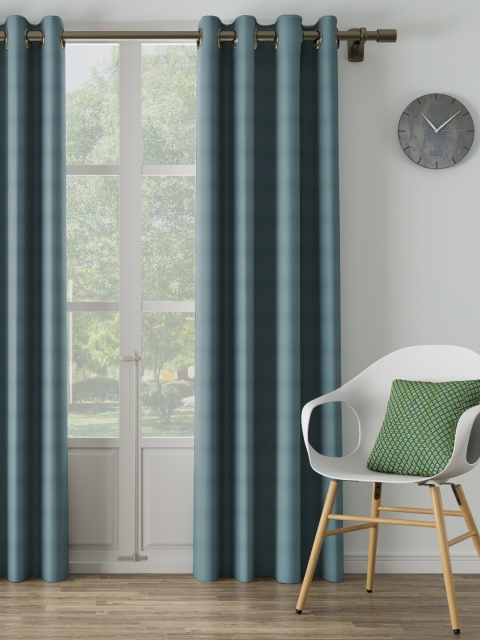 

DDecor Turquoise Blue Single Curtain