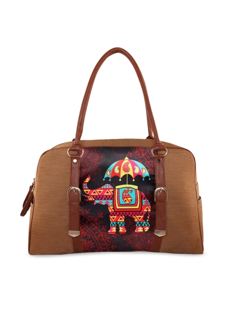 

All Things Sundar Multicoloured Self Design Handheld Bag, Multi
