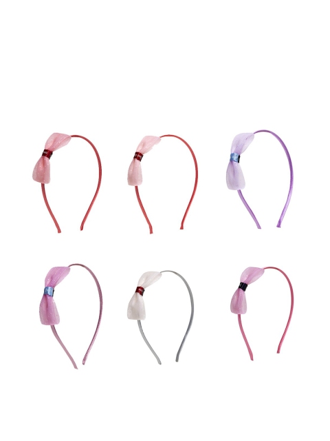 

Stoln Girls Set of 6 Bow Detailed Hairbands, Red