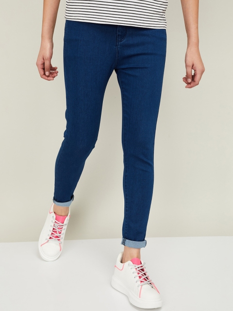 

Fame Forever by Lifestyle Women Blue Skinny Fit Mid-Rise Clean Look Jeans