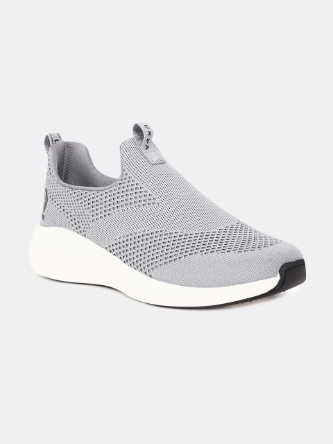 

U.S. Polo Assn. Men Grey Textile Walking Shoes