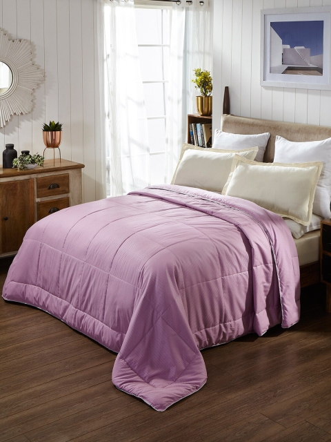 

Portico New York Mauve Solid Mild Winter Double Bed Comforter