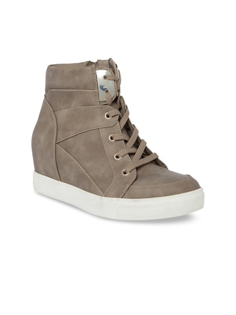 

Call It Spring Women Brown High Top Flat Boots