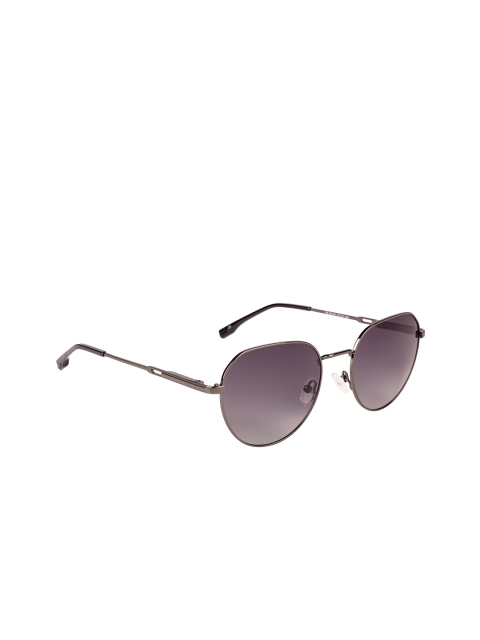 

Voyage Grey Polarised Oval Sunglasses NS-S6029MG3511