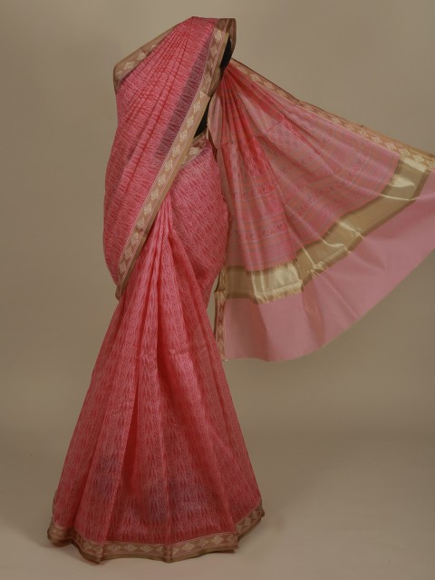 

Pothys Pink Printed Saree